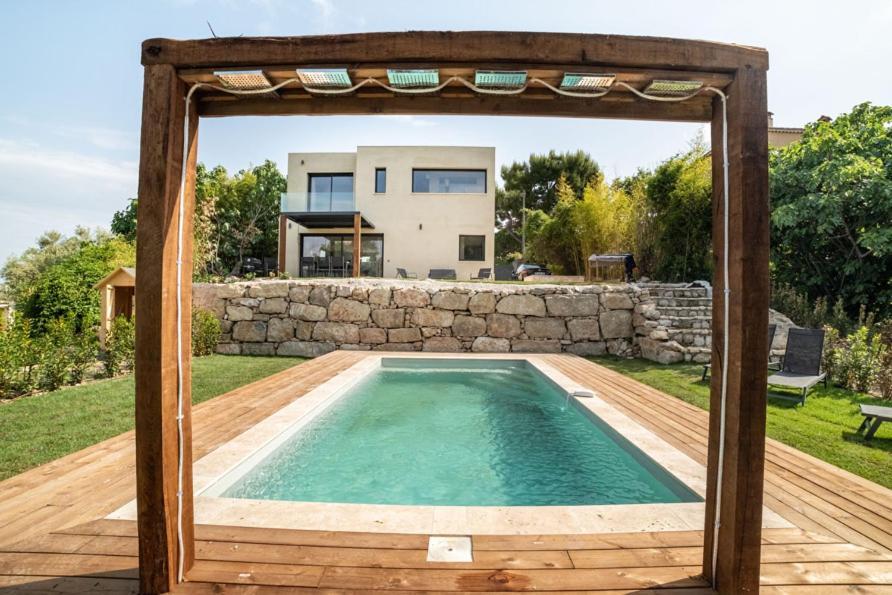 Saint Paul De Vence A La Vue Imprenable Villa Kültér fotó