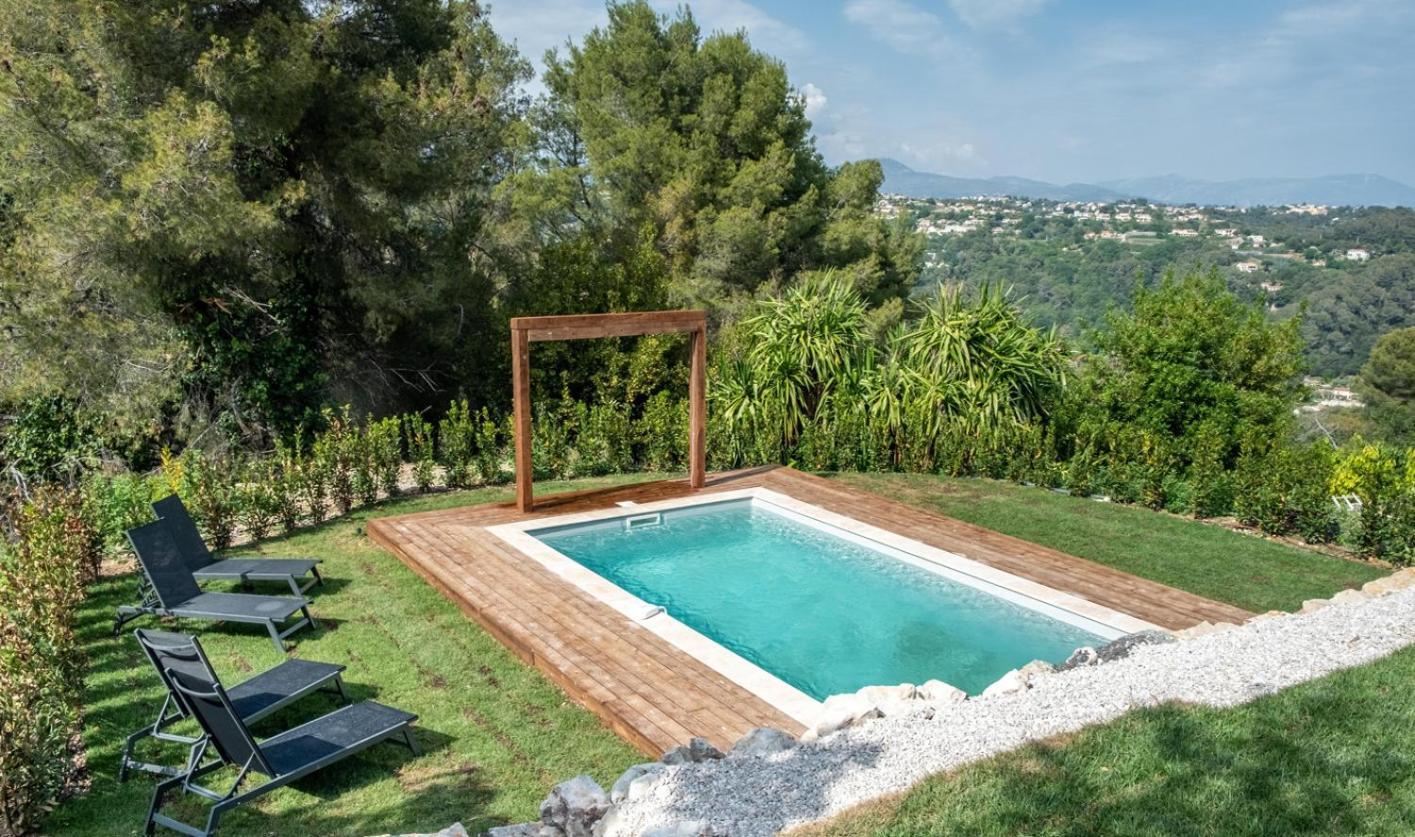 Saint Paul De Vence A La Vue Imprenable Villa Kültér fotó